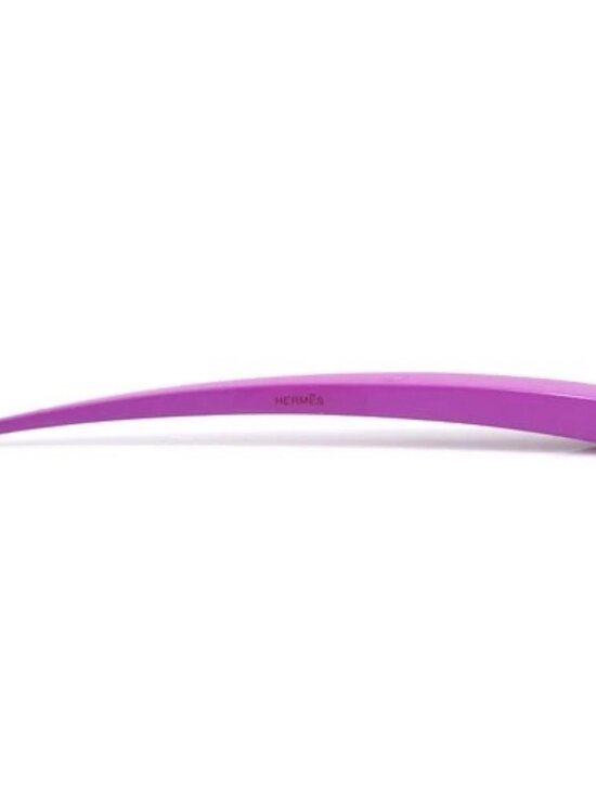 Auth HERMES Hair Pin Hair Accessory Purple Lacquerwood - e61817a